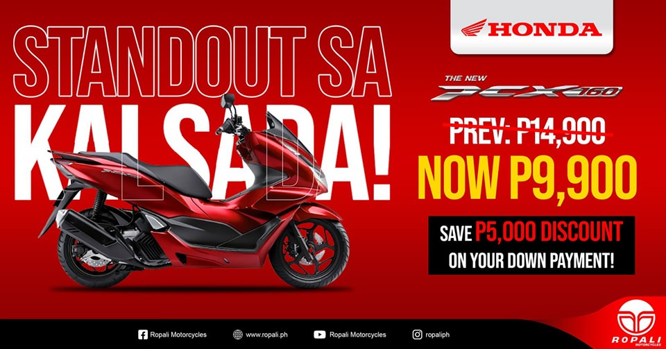 Ropali - Standout sa kalsada gamit ang Honda PCX 160! Upgrade your ...