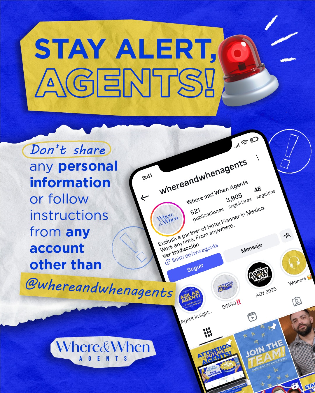 WWAgents - Stay alert, Agents! The only official Where and When Agents ...
