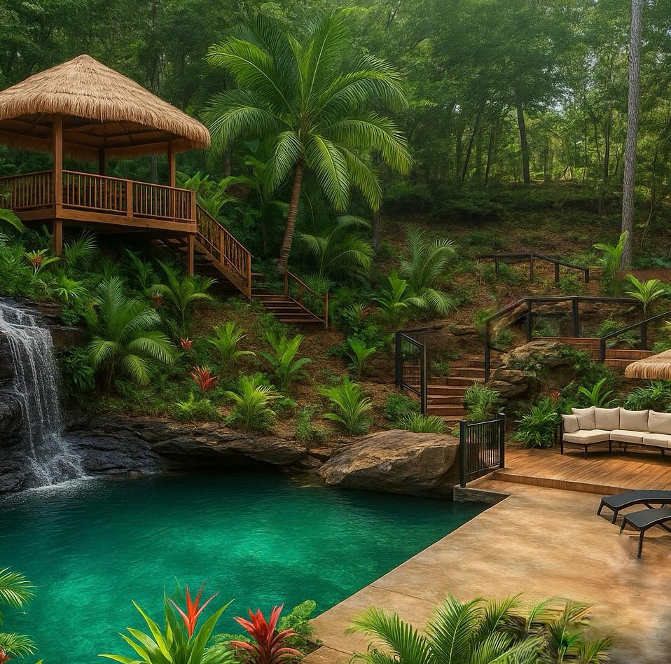 The Waterfall - Working on my vision for TWP In 2026. Bring in the palm ...