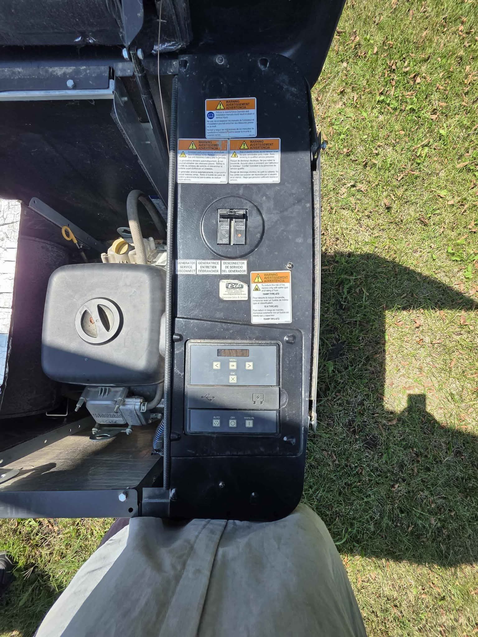 2017 Vanguard Fortress 20KW Generator- 111 hours run time.