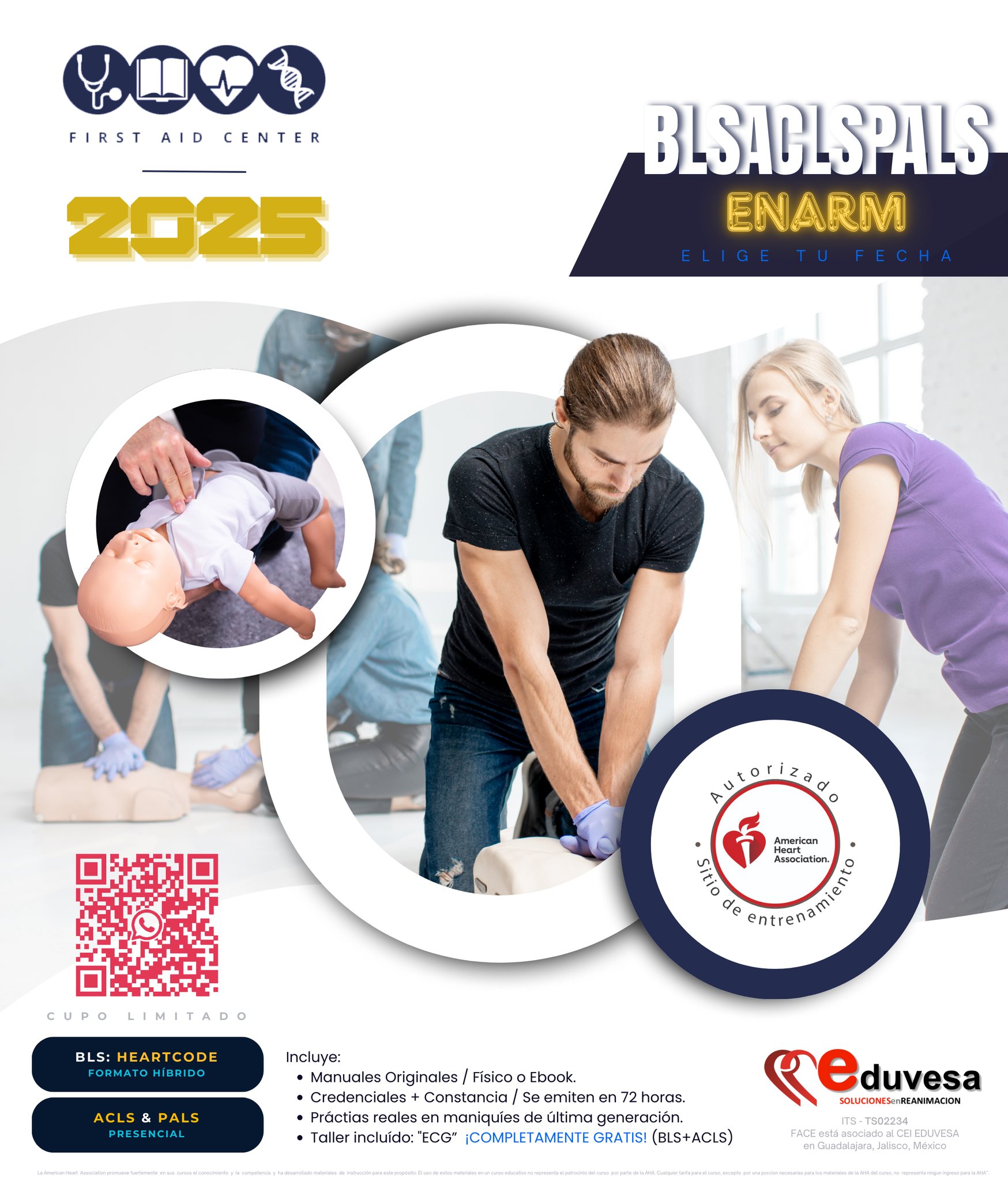 FACE - First Aid Center - CIUDAD DE MÉXICO 🤩 BLS + ACLS 10 y 11 de ...