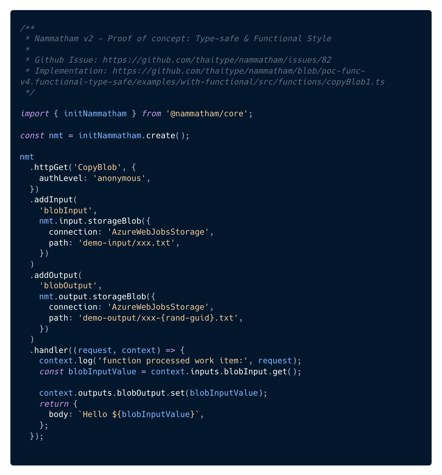 ไทยไทป์ - Azure functions Node.js v4 ออก GA แล้วคับ... | Facebook