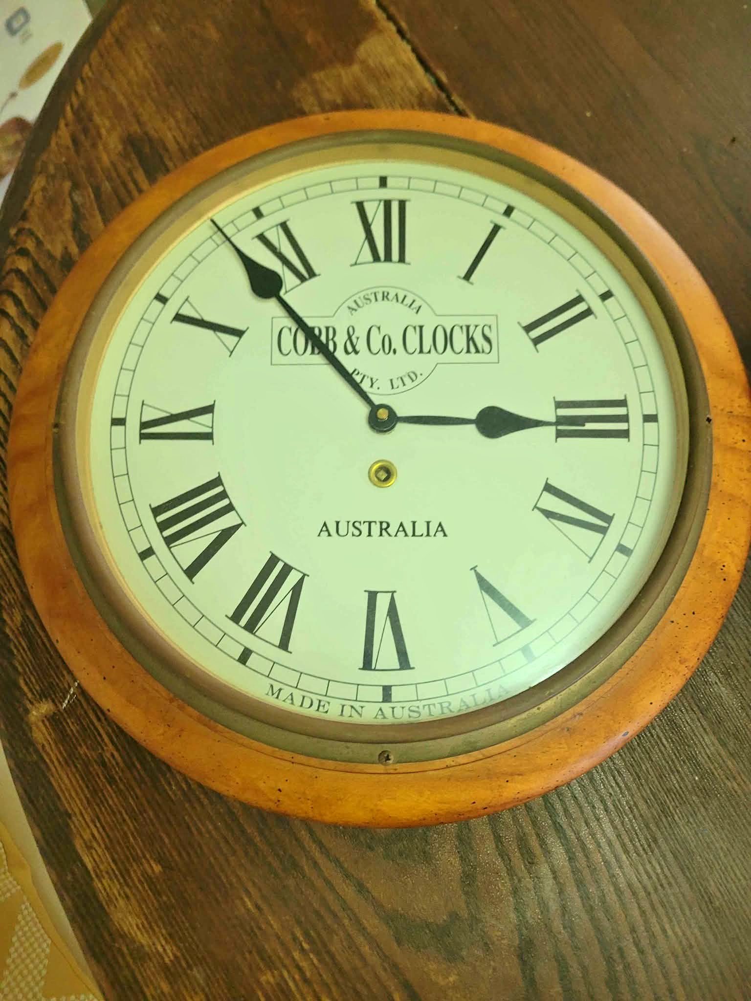 Cobb & Co clock 33cm - Wall Clocks - Corindi, New South Wales ...