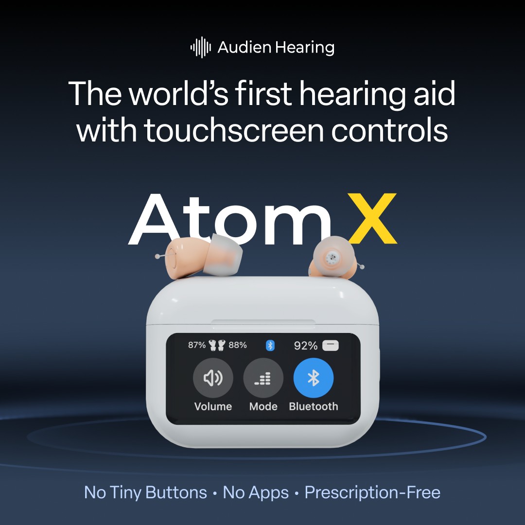 Audien - Introducing the world’s first hearing aid with touchscreen ...