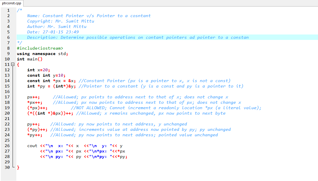 A Workbook on CPP
