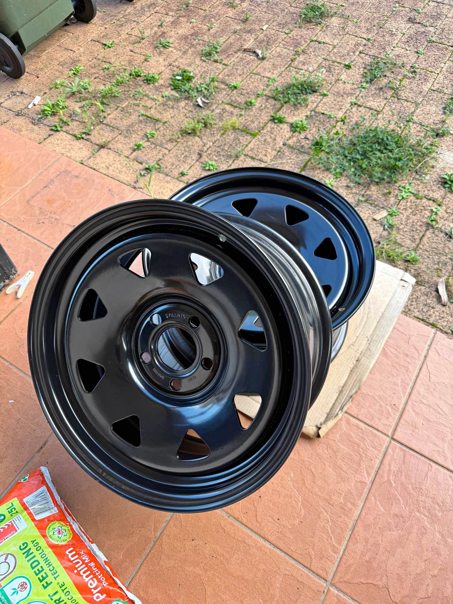 2x 17x8 dynamic steelies rims - Car Wheels, Tires & Parts - Sydney ...
