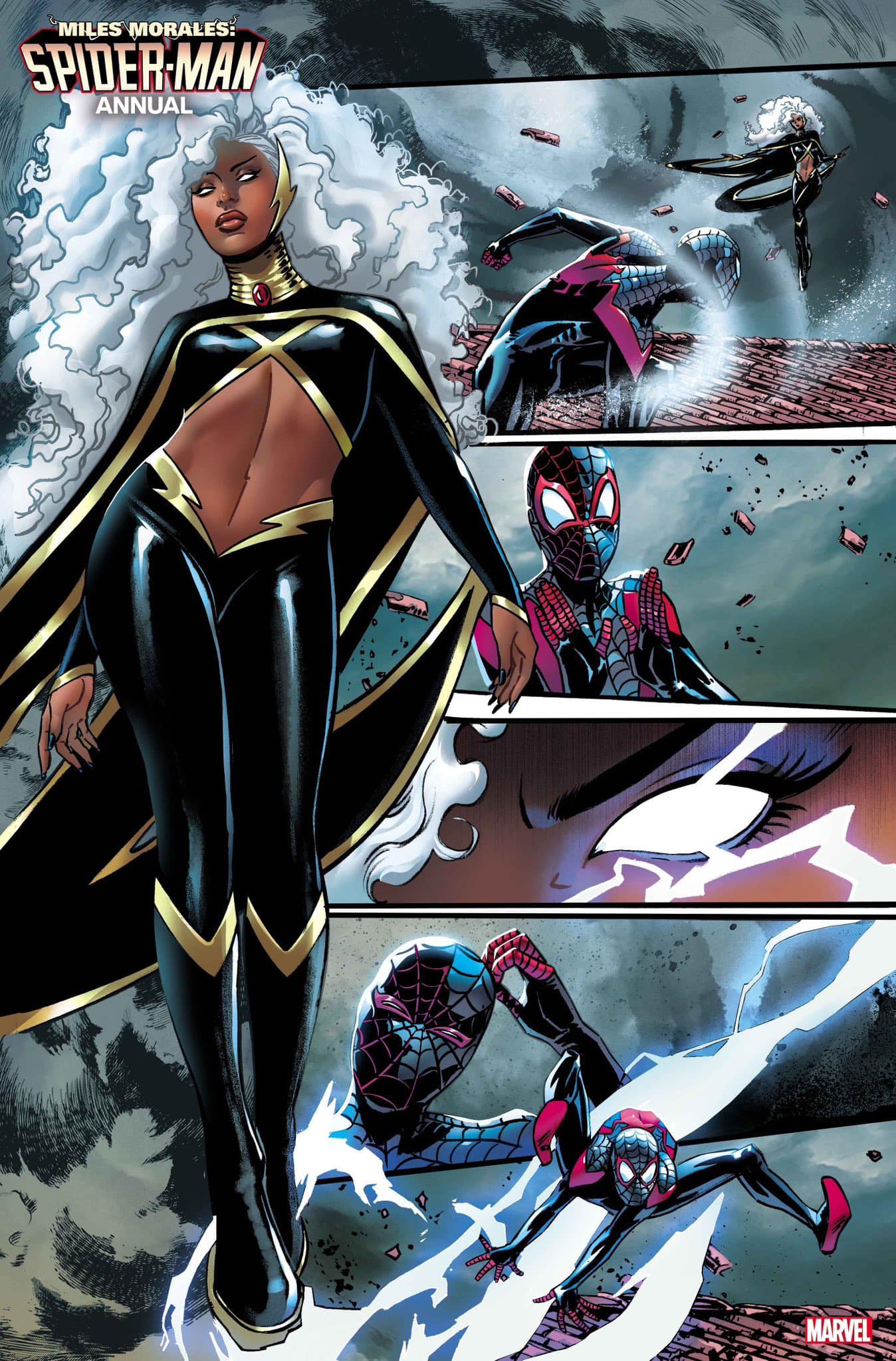 Storm dislikes Spiderman in comics
