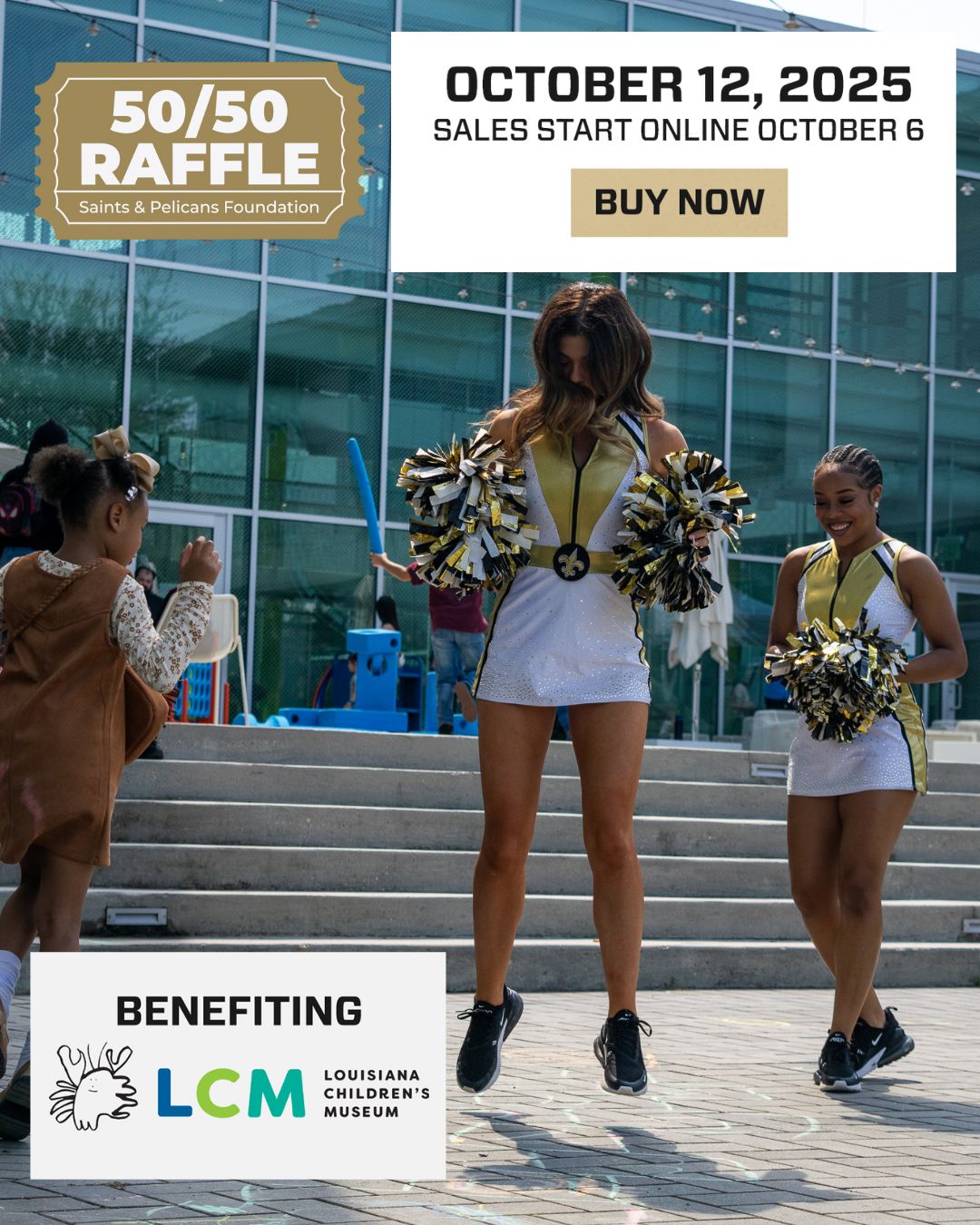Louisiana - ⚜️ When you play the New Orleans Saints 50/50 Raffle, you ...