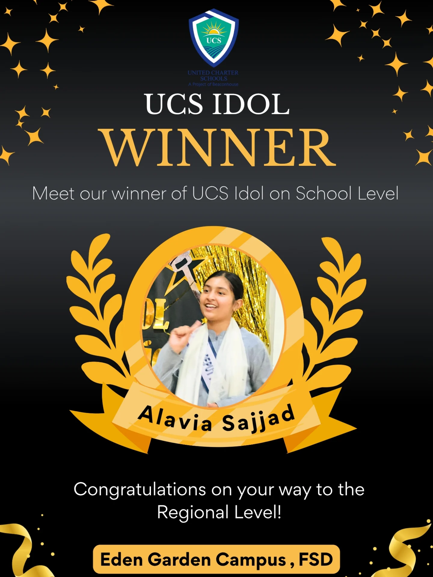 United - Meet our first ever UCS Idol winner on School Level ...