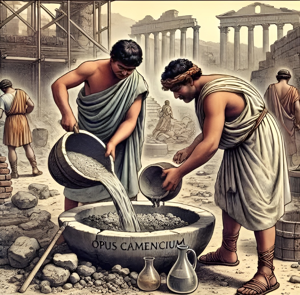 Roman World - Roman concrete, also known as opus... | Facebook