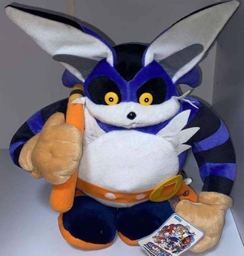 Big the Cat prize game Jumbo Plush ( 1999 ) 🎣