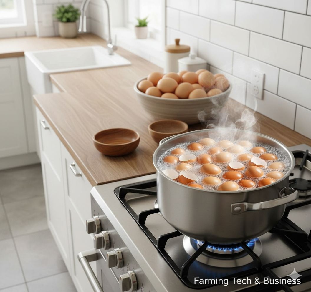 Farming - Stop tossing those eggshells! Boil them and say goodbye to ...