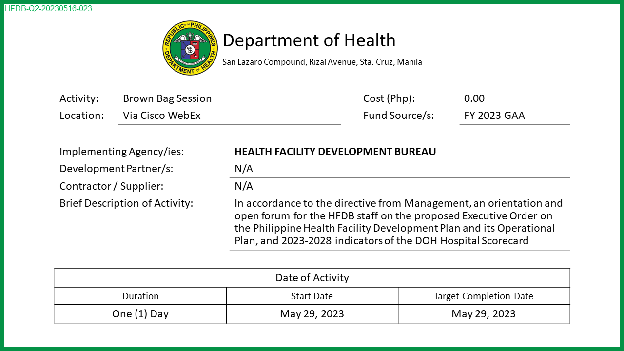 HFDB PH - For more details, see: bit.ly/hfdb-gppa-23023...