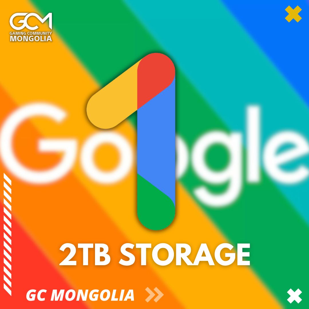 GC Mongolia - Google One 2TB (2000GB) Storage 1 жил-н эрх... | Facebook