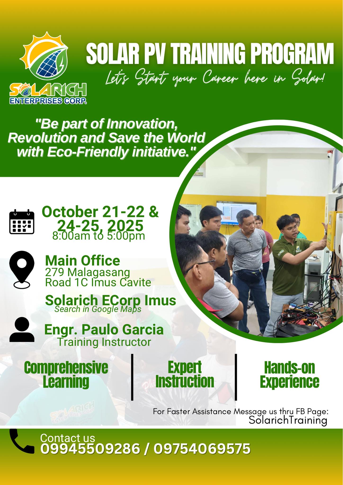 Solarich - A Quick Look at Our Ongoing October Solar PV Training! ☀️🔋 ...