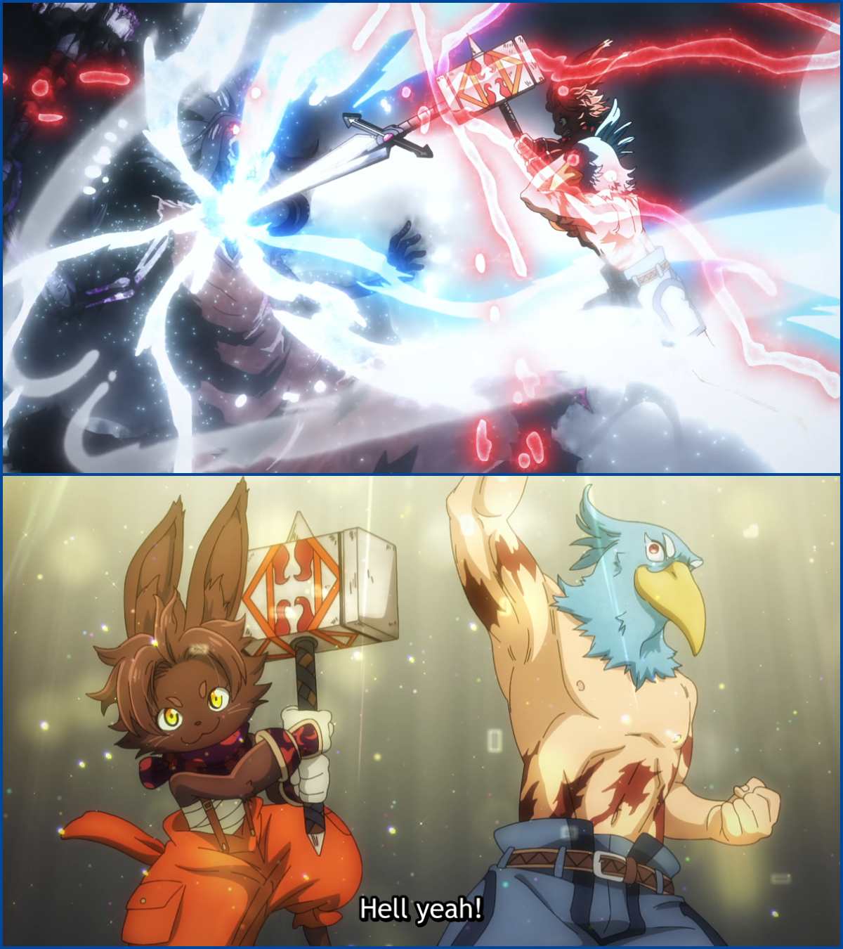 Anime Corner - The Rabbit Pile Bunker does the job 🔨🔥...