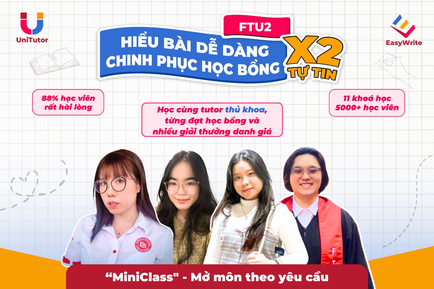 UniTutor - 📖 KHAI GIẢNG LỚP ÔN TẬP FTU2: GPA VÚT BAY – HỌC... | Facebook