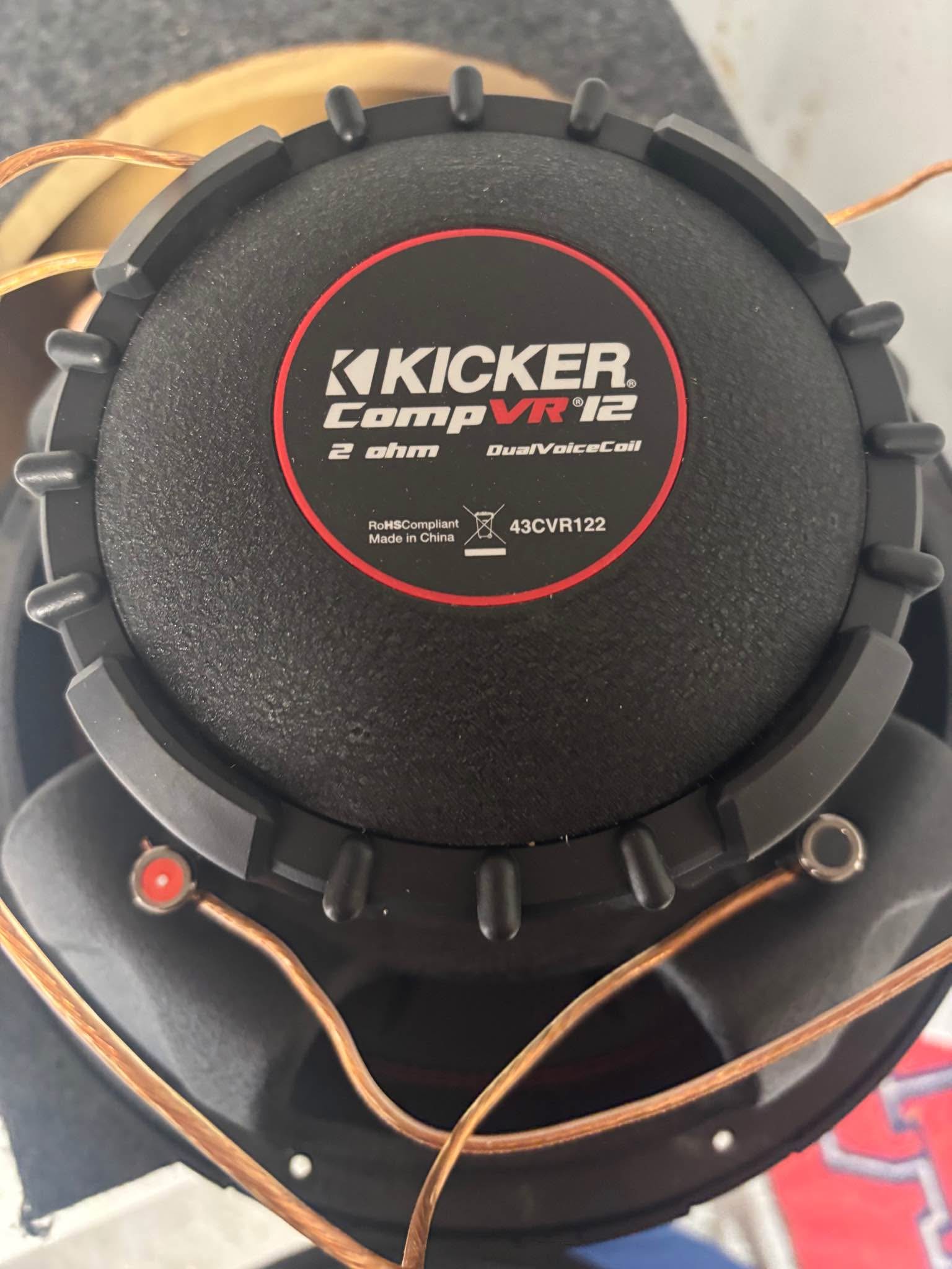 Kicker Comp R Subwoofer - Subwoofers & Enclosures - Cinco Ranch, Texas ...
