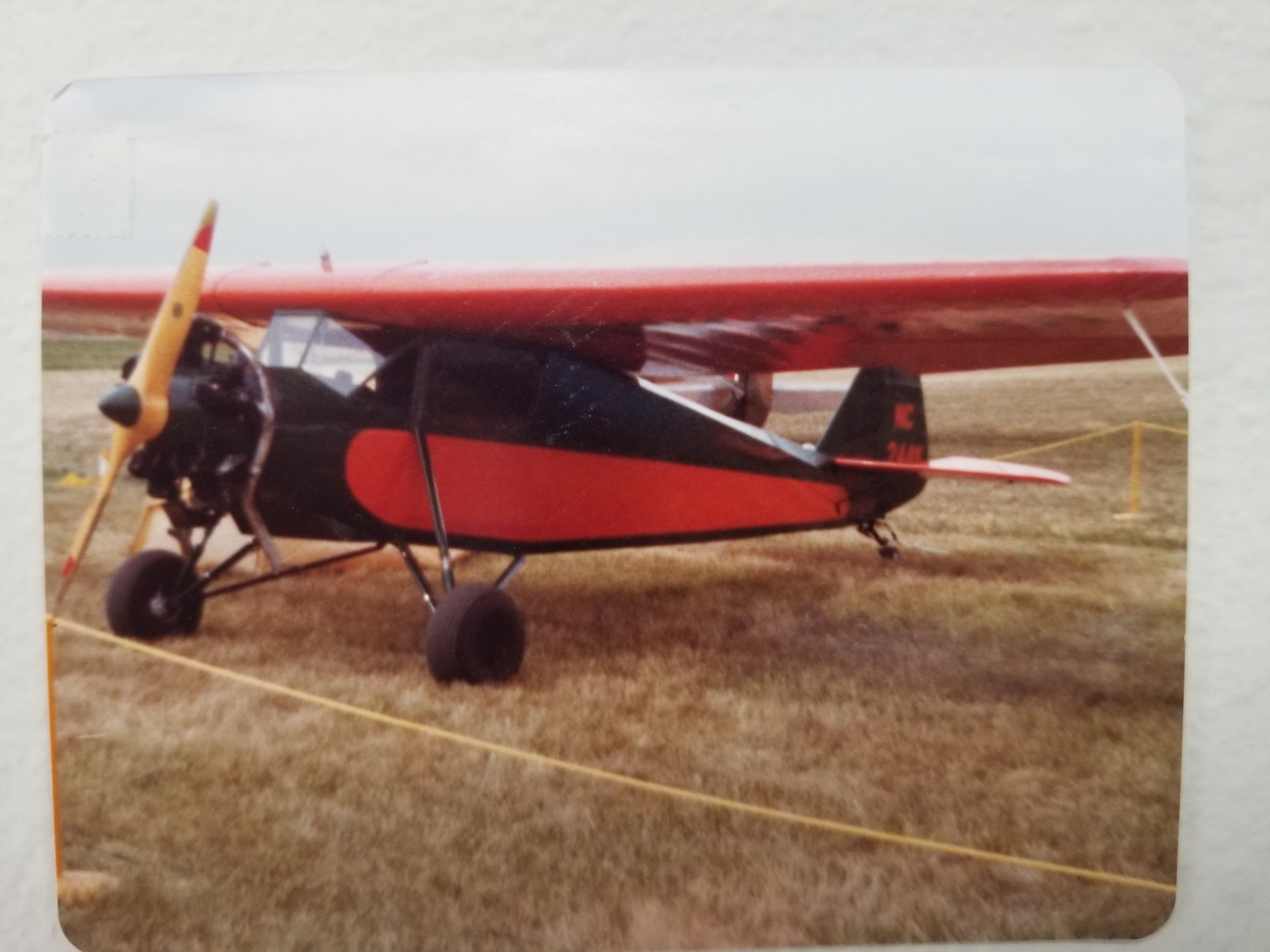 Frank Bass's 1929 Kari-Keen Coupe at Montana Antique Aircraft Fly-in