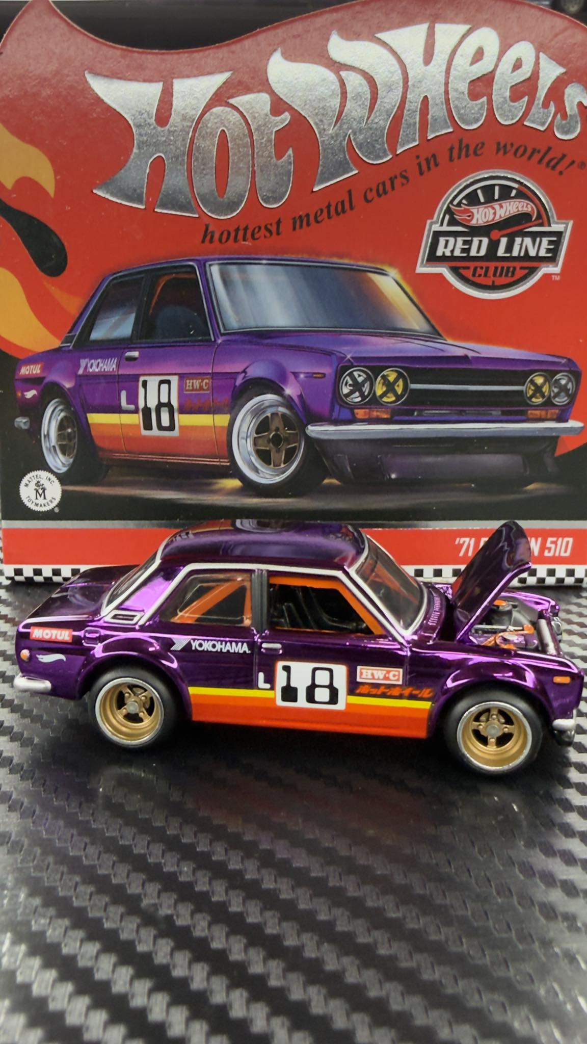 ブルーバード RLC ダットサン ホットウィール 510 レッドラインクラブ