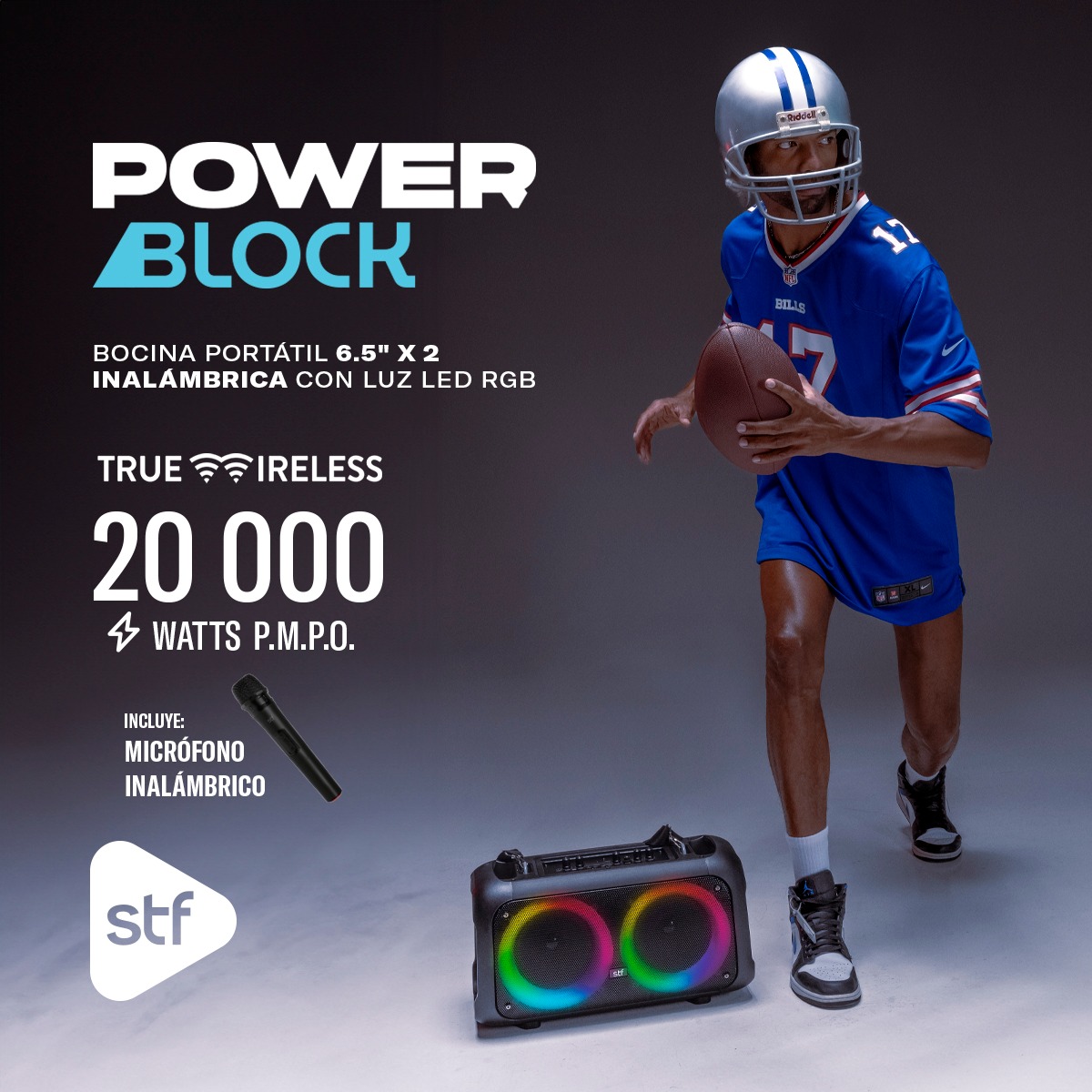 STF.Tech - ¡Descubre nuestra potente Bocina Power Block 6 x2
