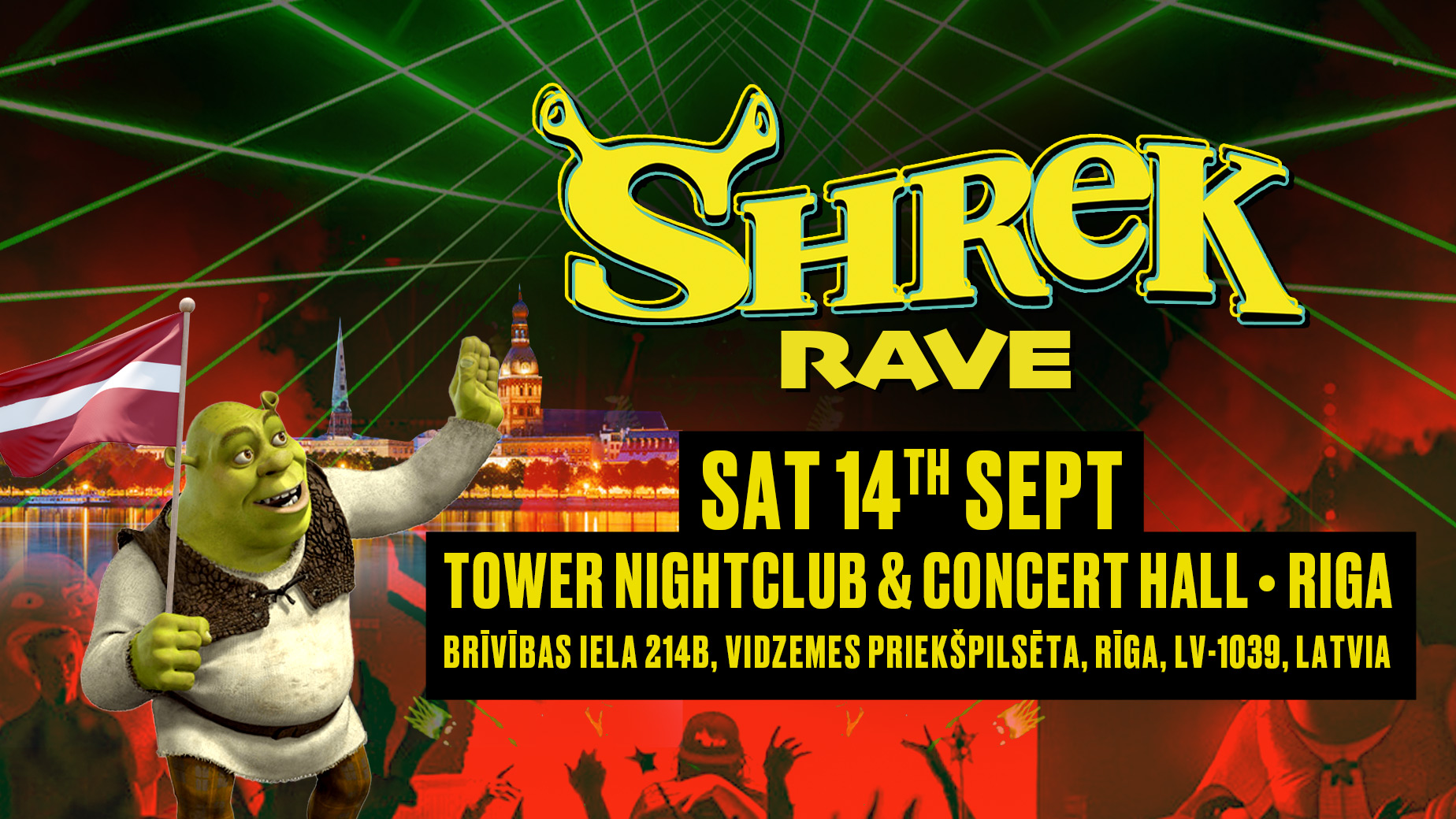 Shrek Rave Is Coming To Riga!