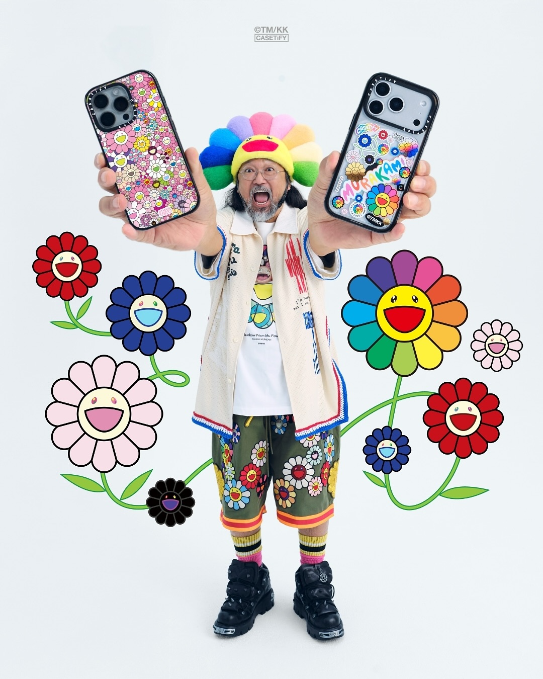 iPhoneアクセサリー casetify iPhone15 murakami haruki The third chapter of TAKASHI MURAKAMI x CASETiFY is blooming