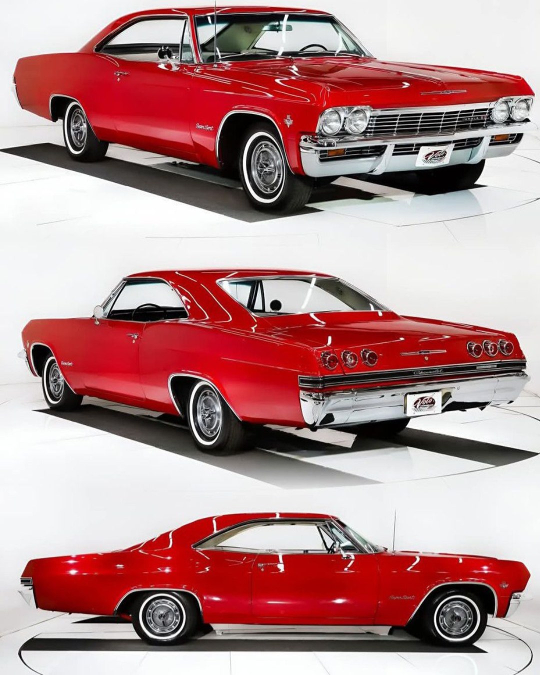 1965 Chevrolet lineup: Impala SS, Chevelle Malibu SS, and Corvette