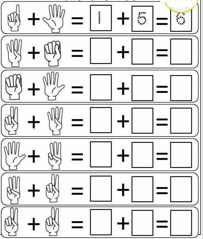 Teacher - Finger Counting Addition ☺️ For Grade 1 | Facebook