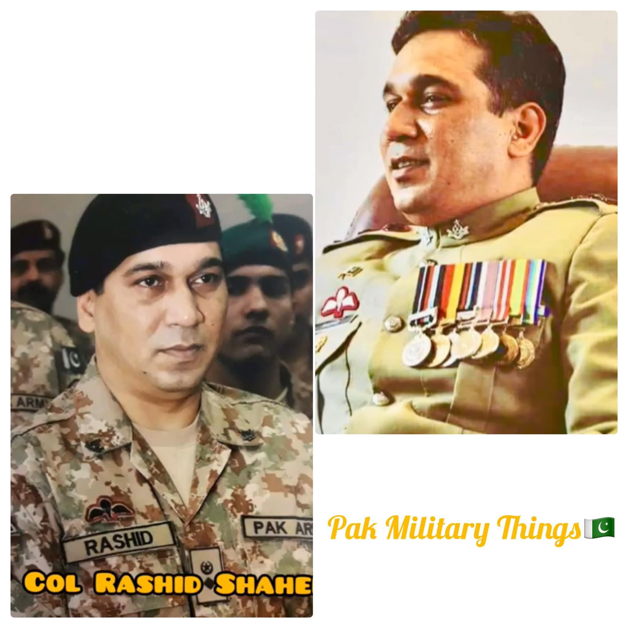 Pak - Today is 7th shahadat anniversary of Lt Col Rashid Hassan Shaheed ...