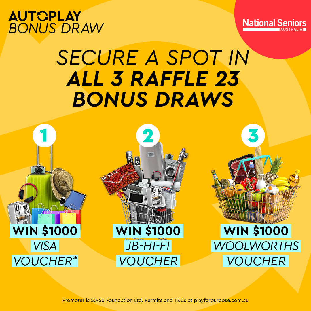 Did you know during Raffle... - National Seniors Australia