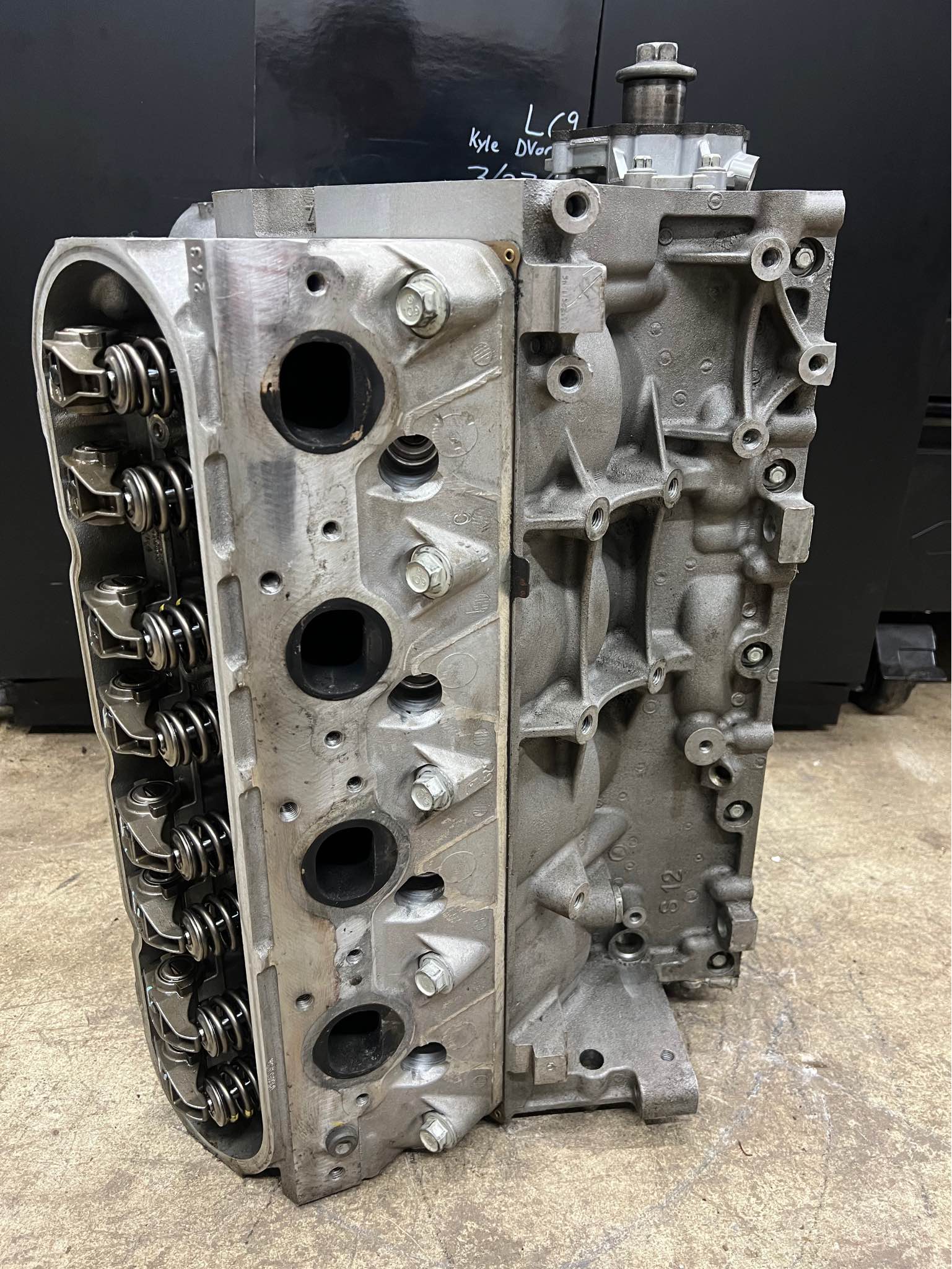 LC9 5.3 LS Aluminum Engine Block Gen 4 Motor 58x 799 243 Cylinder Heads ...