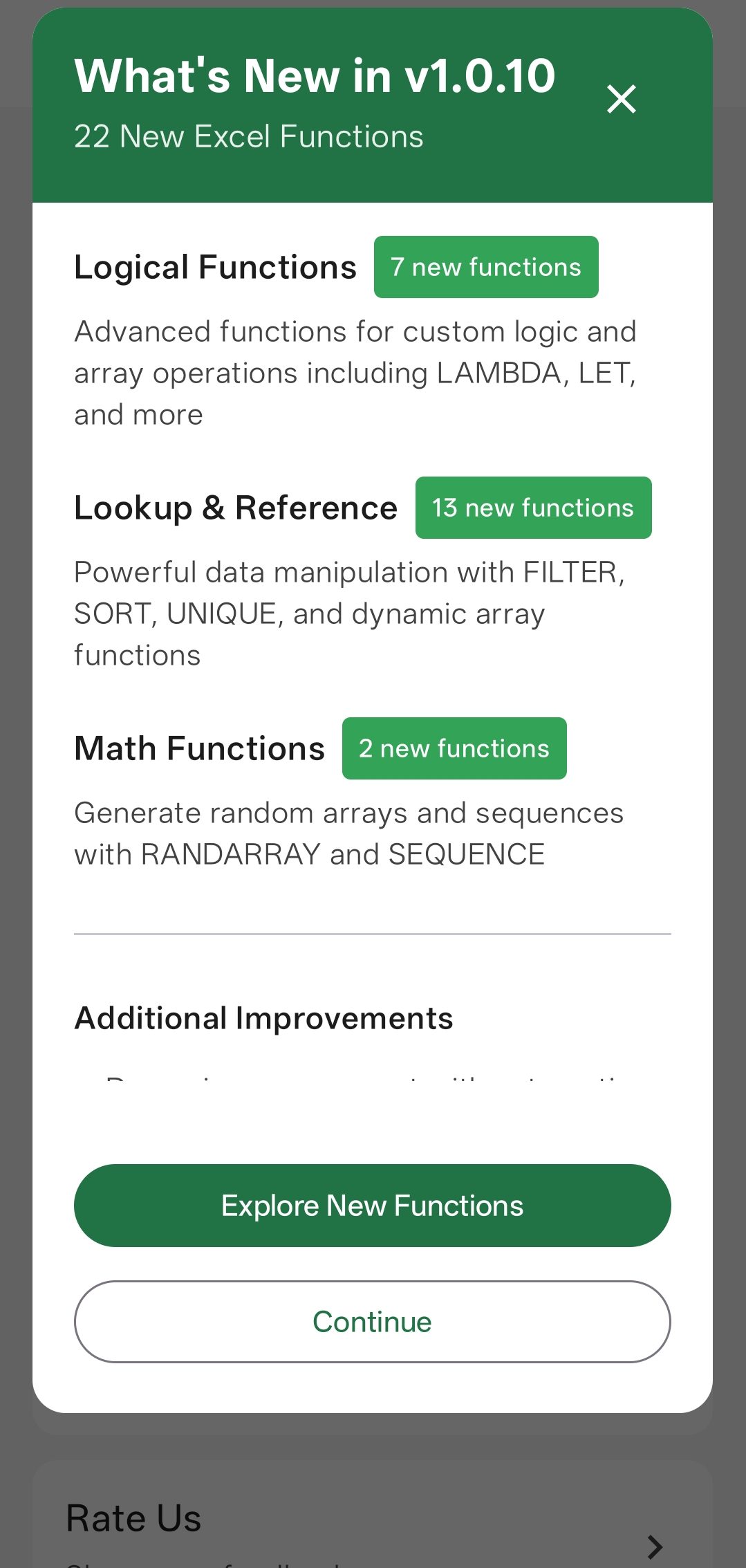 New functions are live Update... - Excel Formulas Unleashed | Facebook