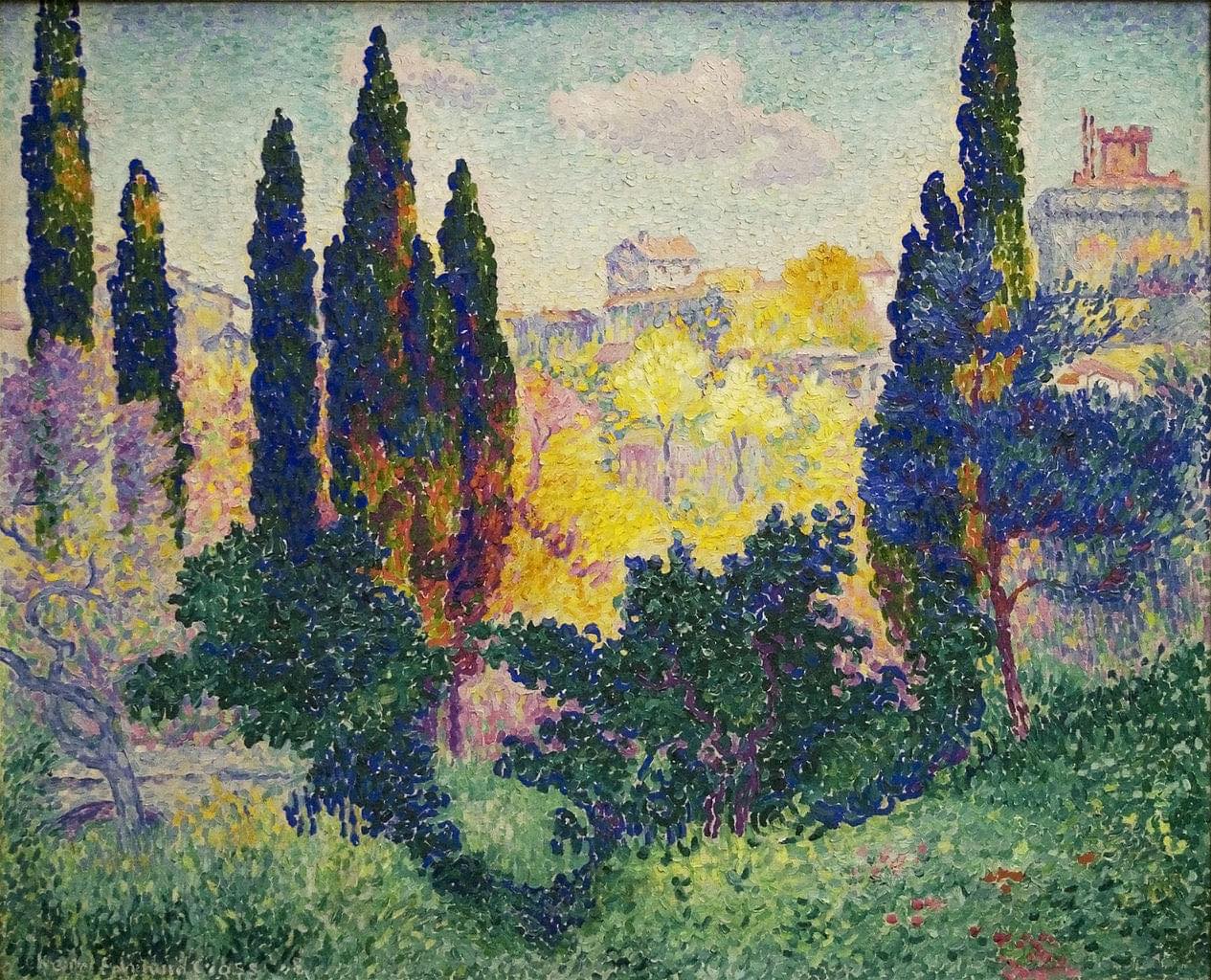 Henri-Edmond Cross Antibes, Morning, 1892-1895 #henriedmondcross