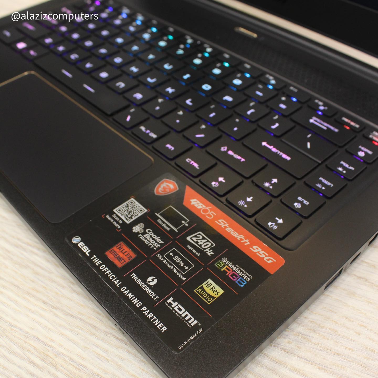 The MSI GS65 Stealth Thin is a... - AL AZIZ Computers