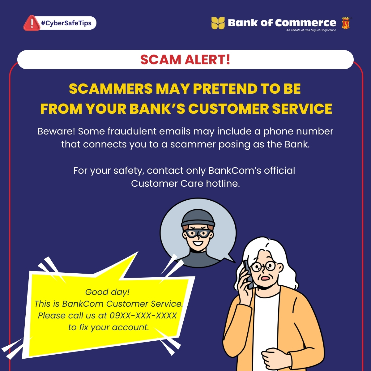 📩 Not all messages claiming to be... - Bank of Commerce | Facebook