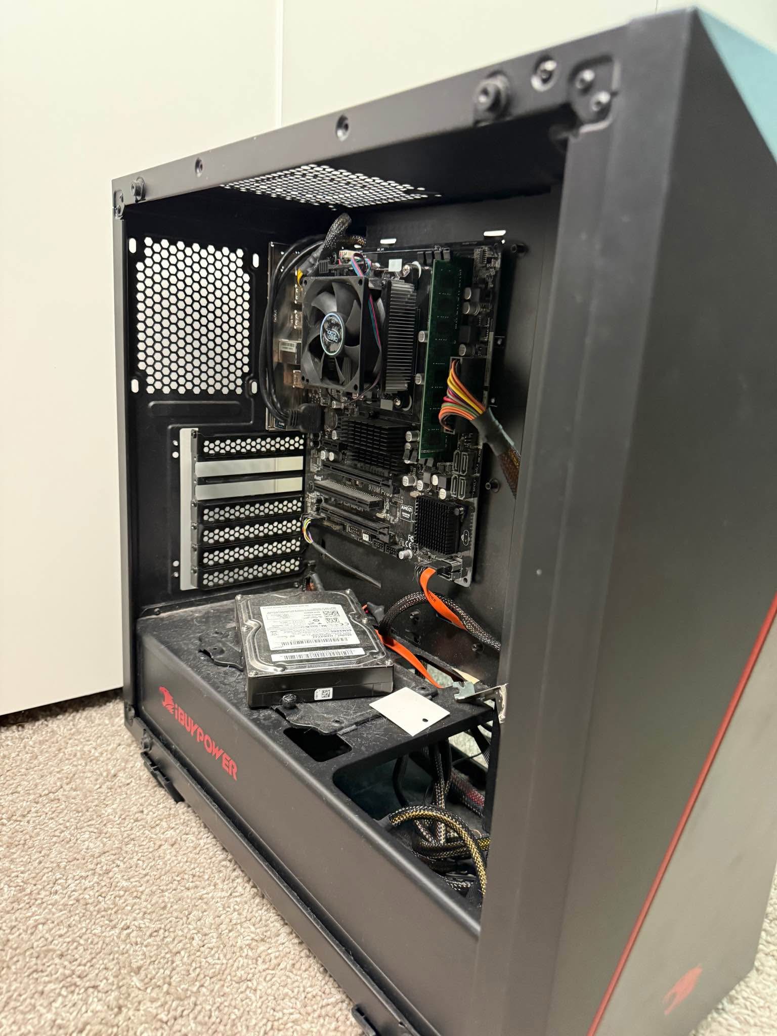 Gaming Computer tower (iBuyPower), motherboard and includes ...