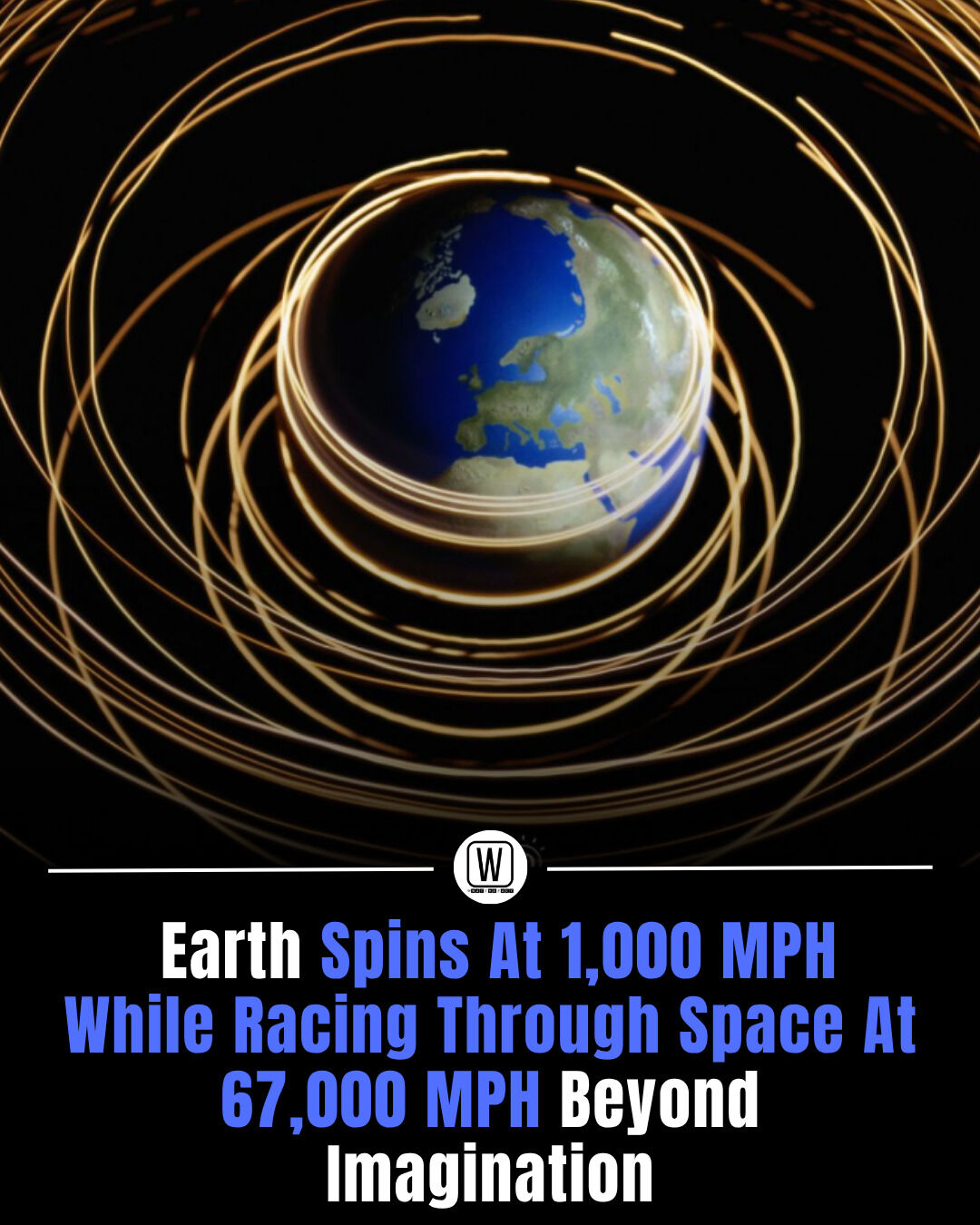 What - Earth, A Fast-Spinning Planet Racing Through Space Earth is ...