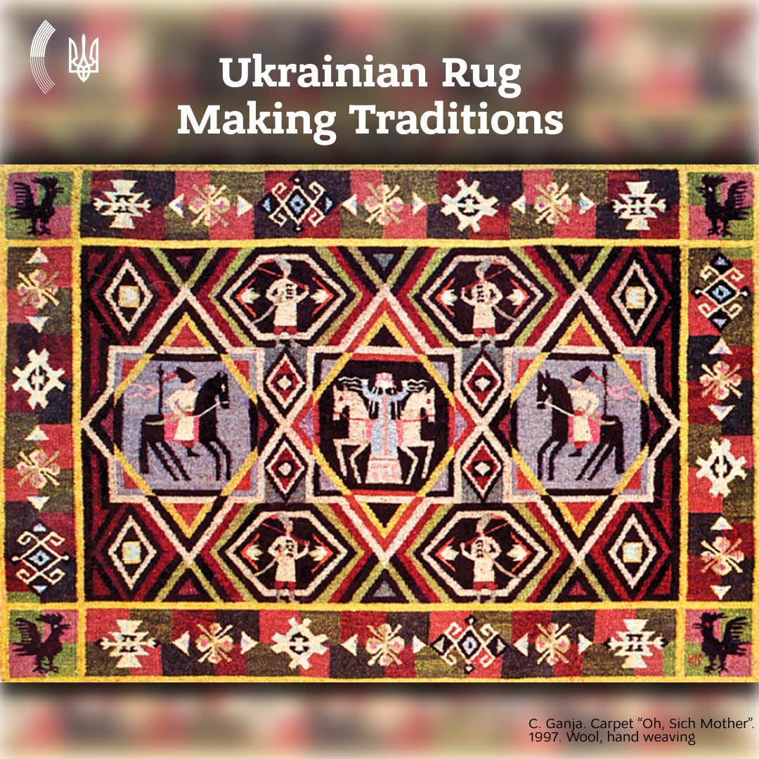 In Ukraine - Ukrainian rug making, an art rooted in...
