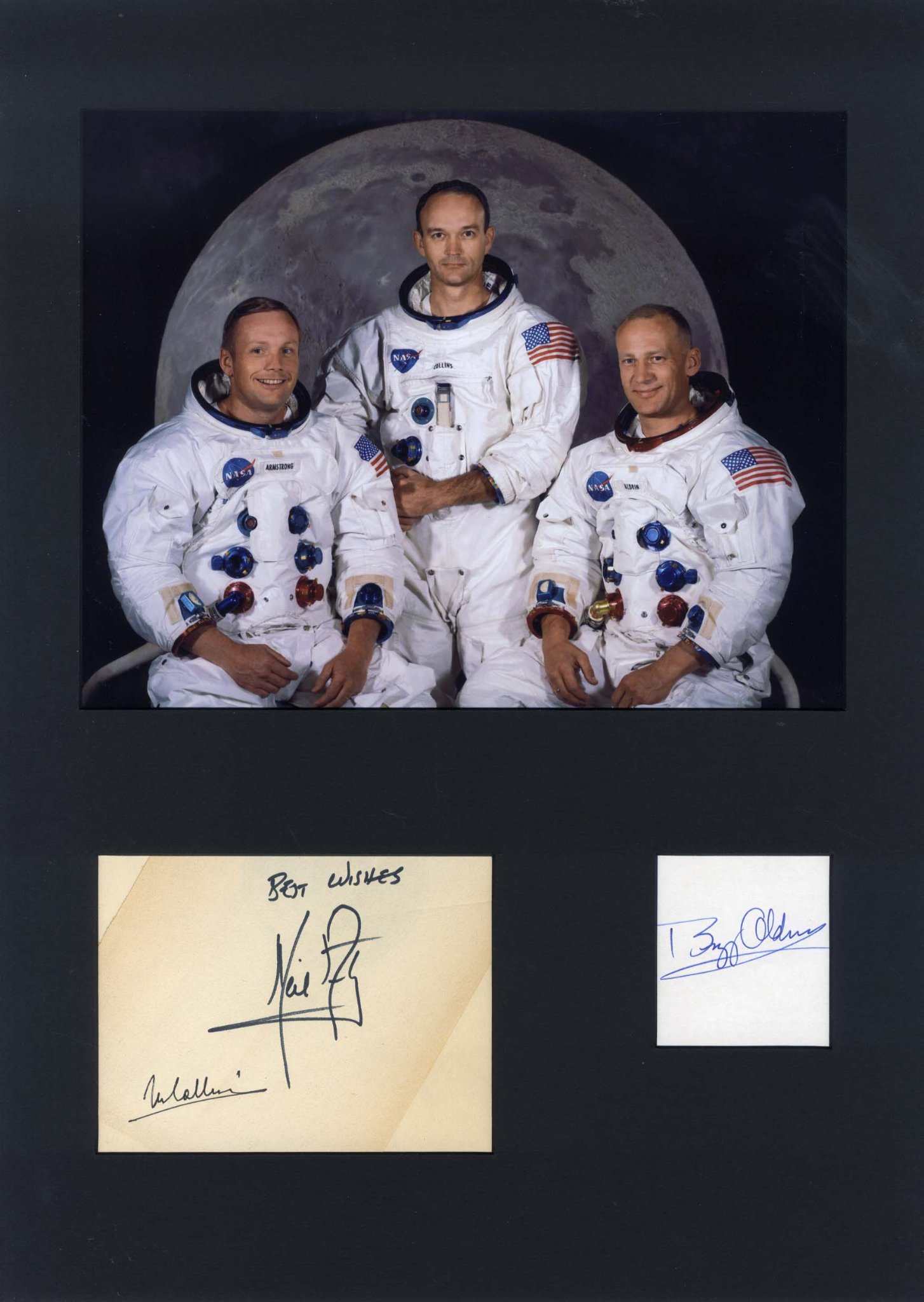 Michael Collins Signed Edition of 'From the Earth to the Moon' Book