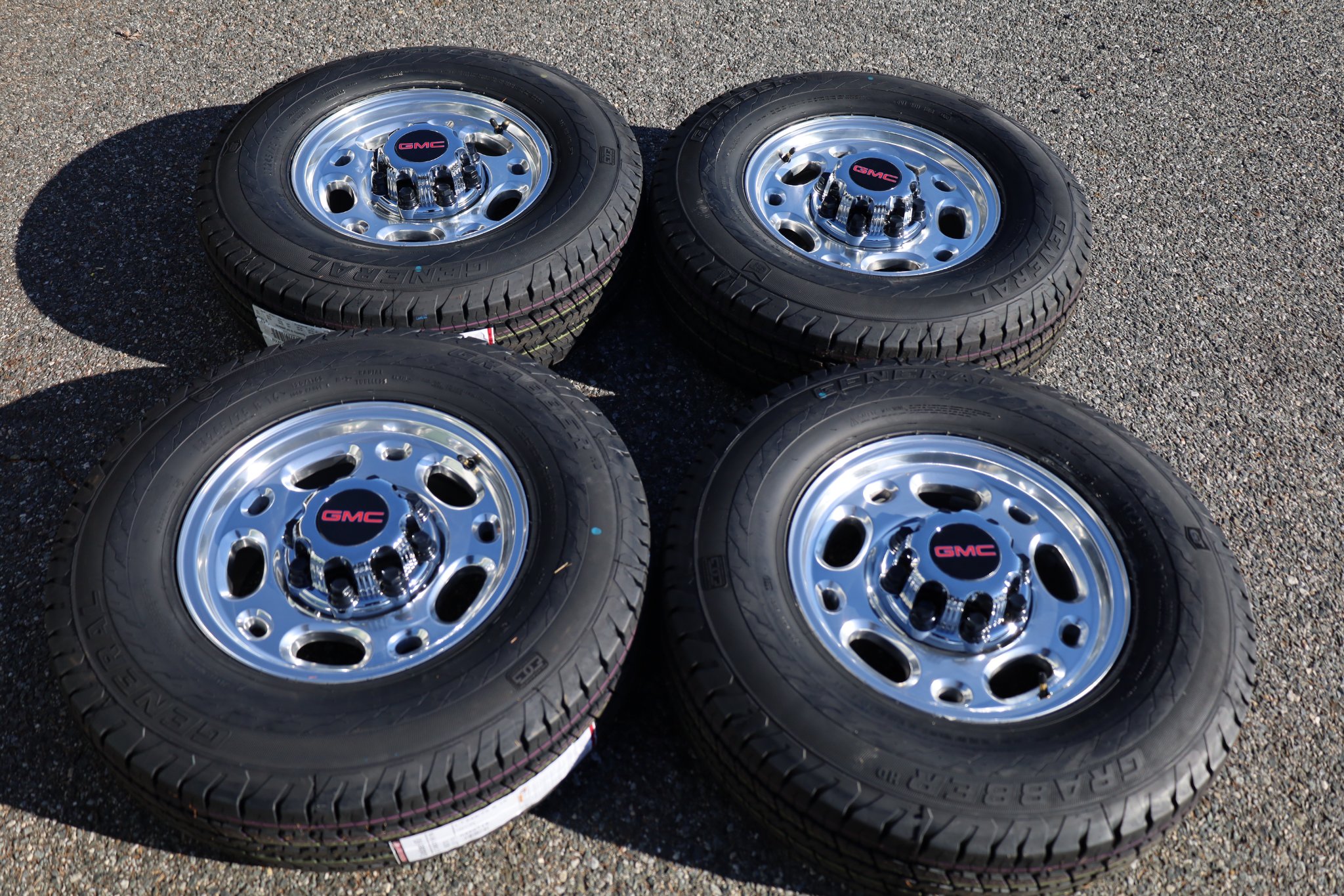 Set Of 4 NEW 8x6.5 Chevy/GMC 2500 Duramax Wheels/Tires/Cargo Van ...