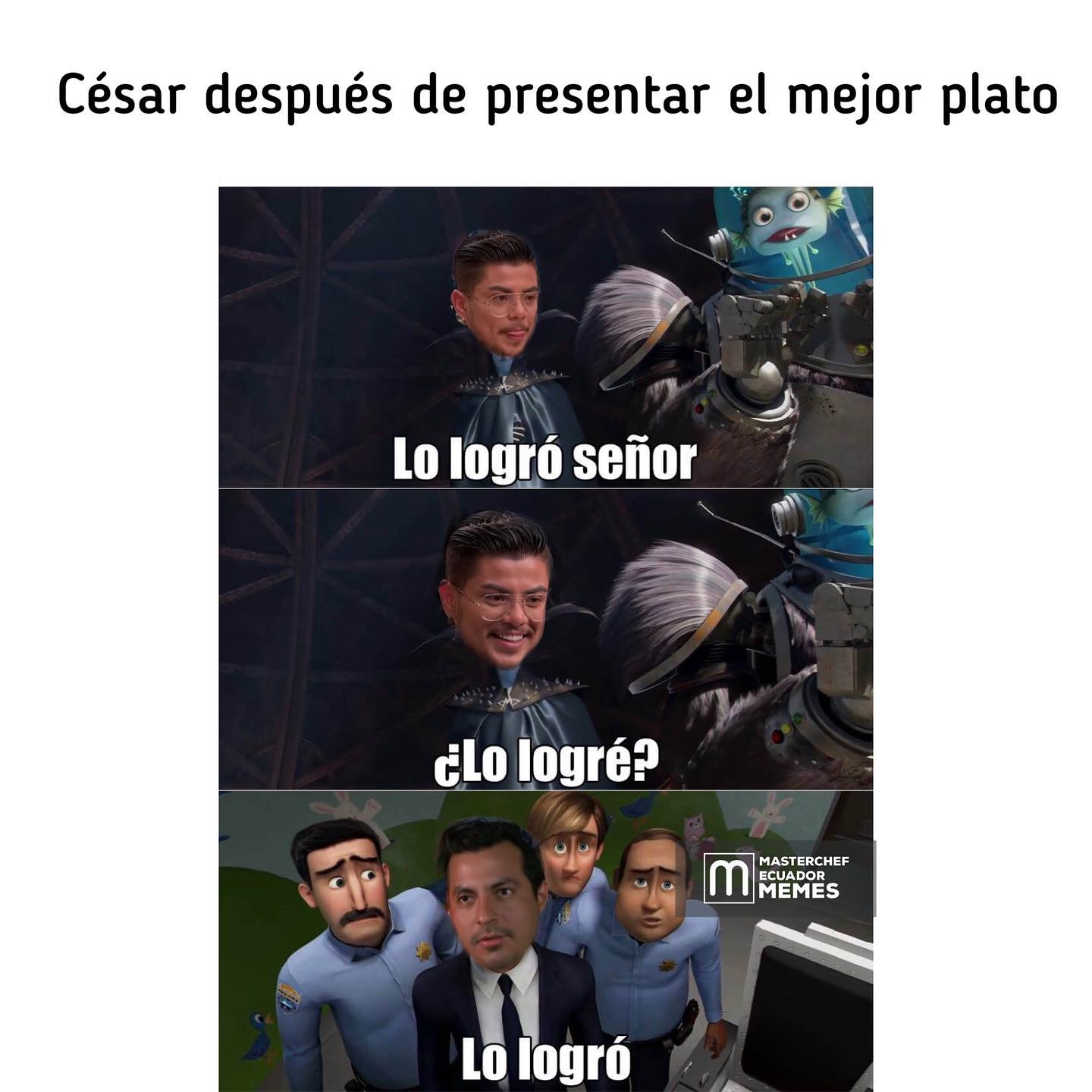 Al César lo que es del César 👏🏼 . .... - MasterChef EC Memes