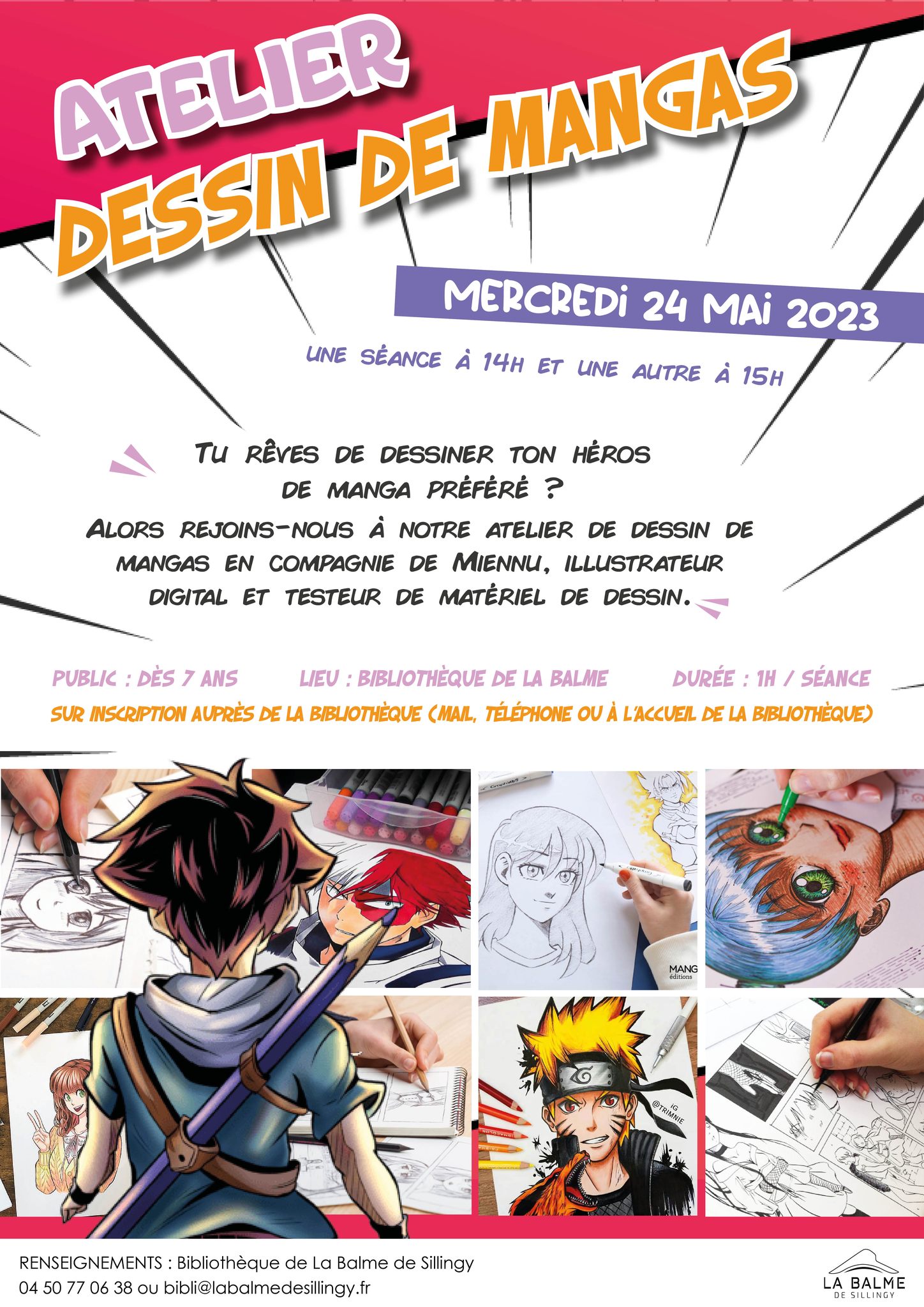 [ATELIER DESSIN DE MANGAS... - Mairie de La Balme de Sillingy | Facebook
