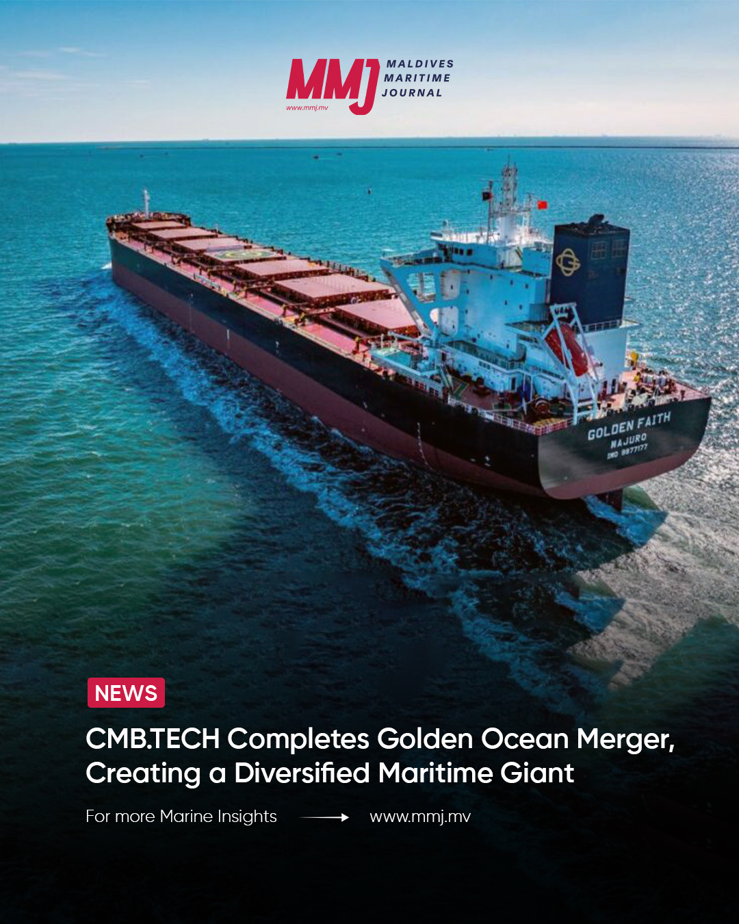 mmj.mv - CMB.TECH has completed its merger with Golden Ocean Group ...