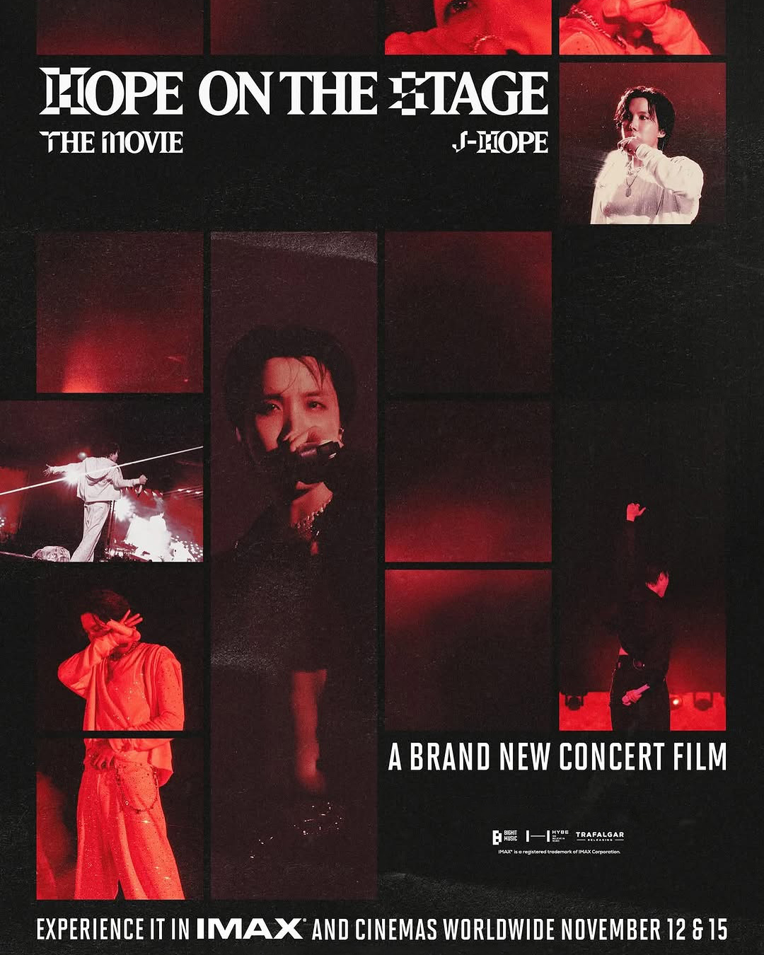 HOPE ON THE STAGE THE MOVIE 韓国 特典 ポスター 2 The official poster for j-hope Tour 'HOPE ON THE STAGE' THE MOVIE