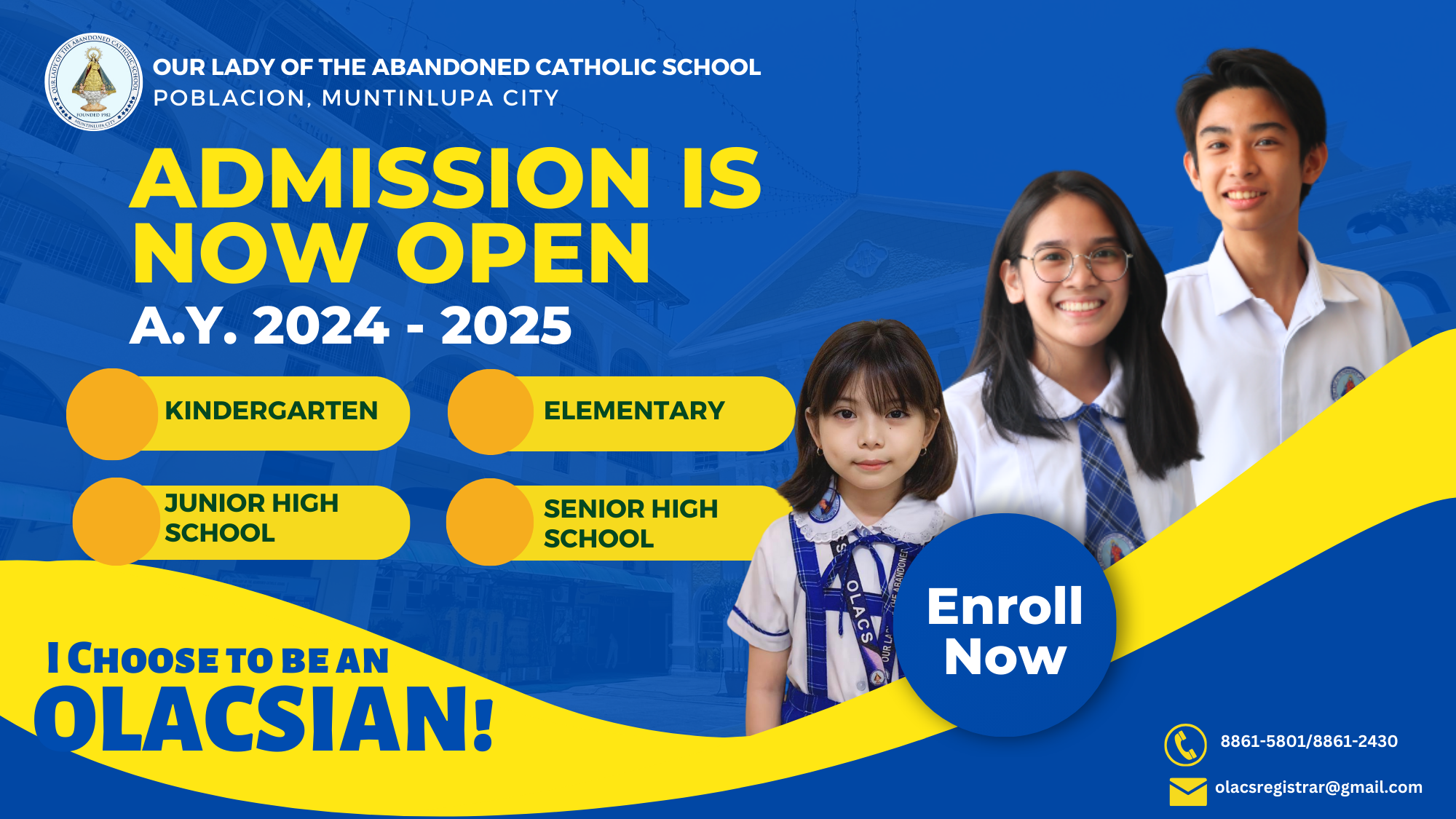 Our Lady of the Abandoned Catholic School | Muntinlupa City