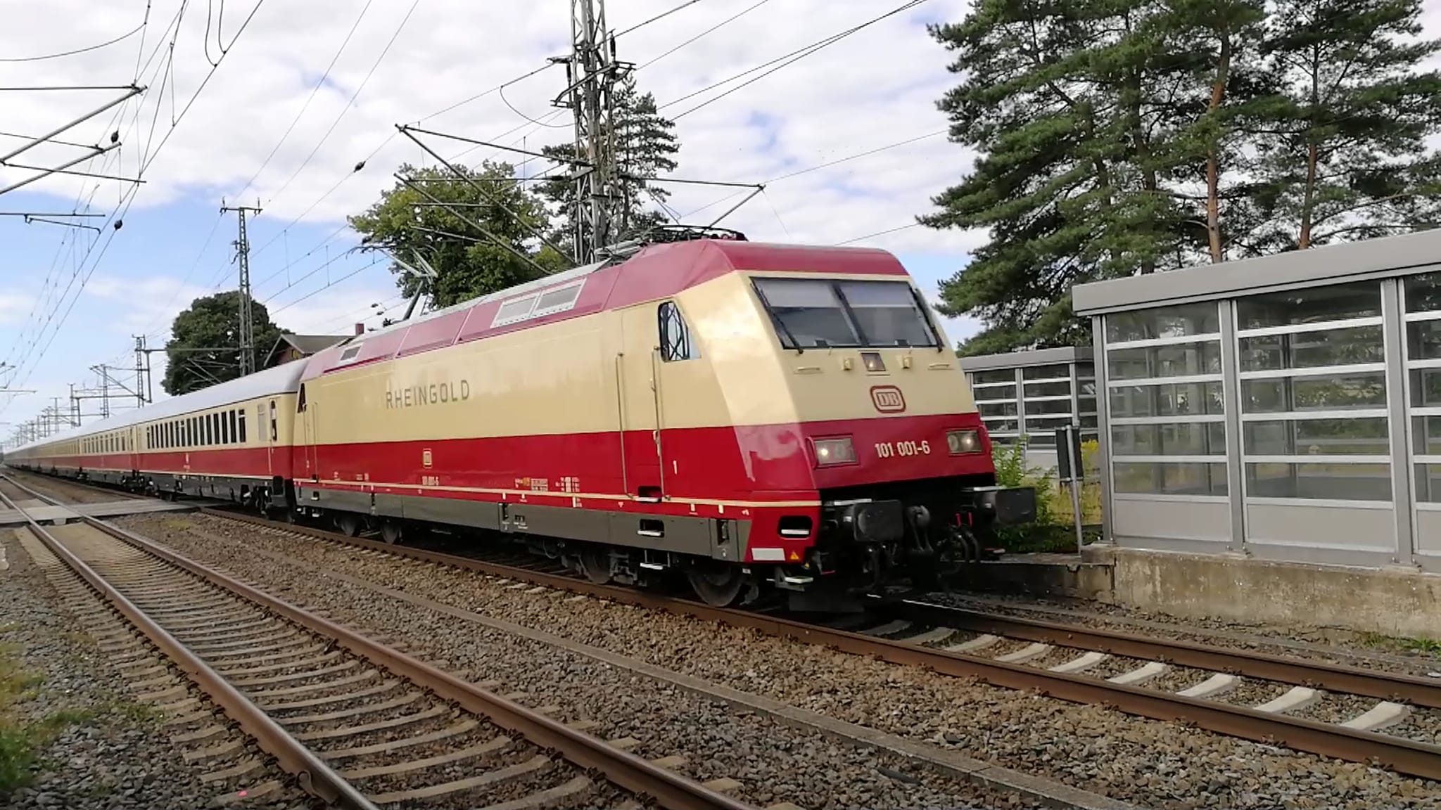 Ake Rheingold train in north Germany