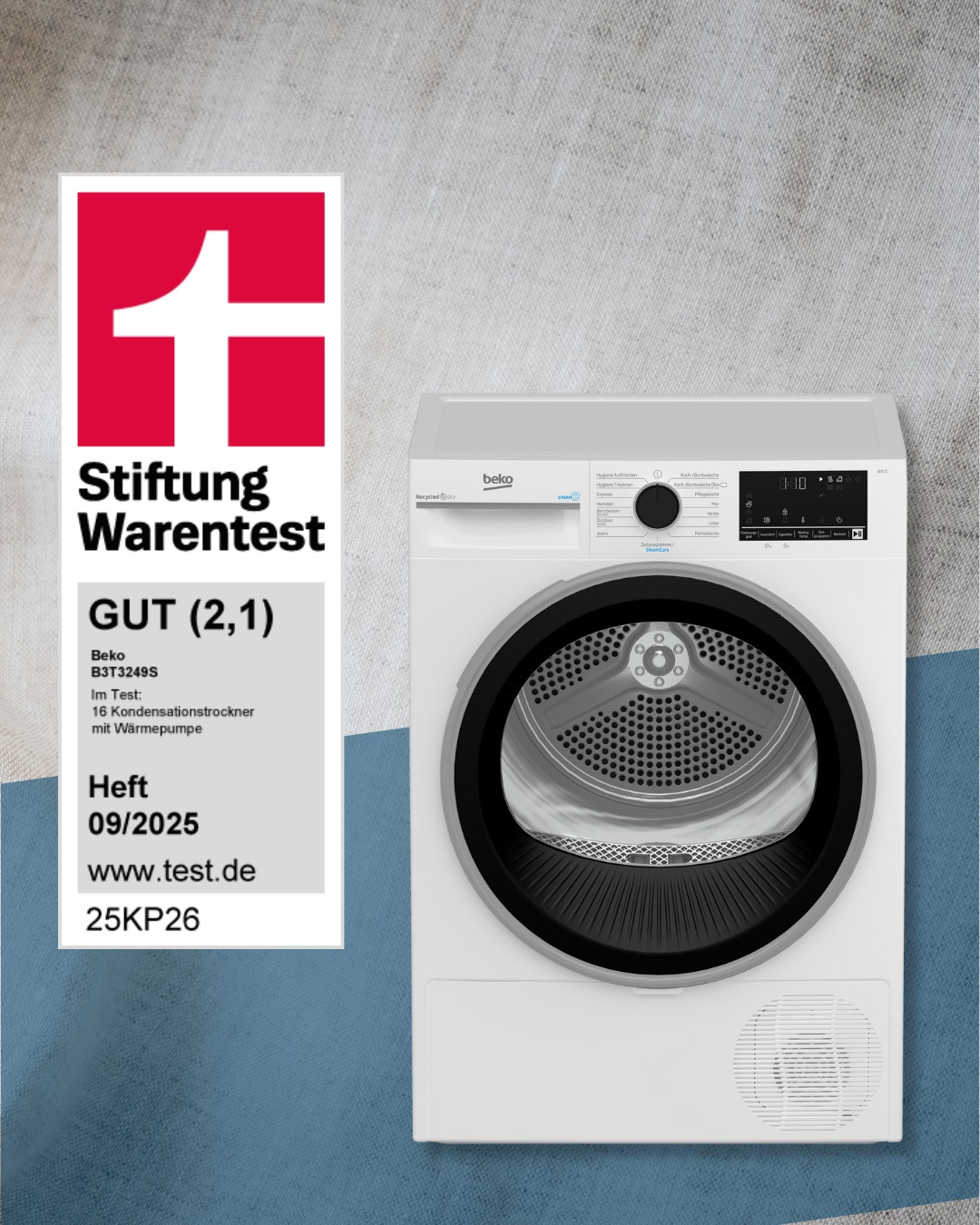 Beko - Von Stiftung Warentest mit „GUT“ ausgezeichnet 🏆... | Facebook