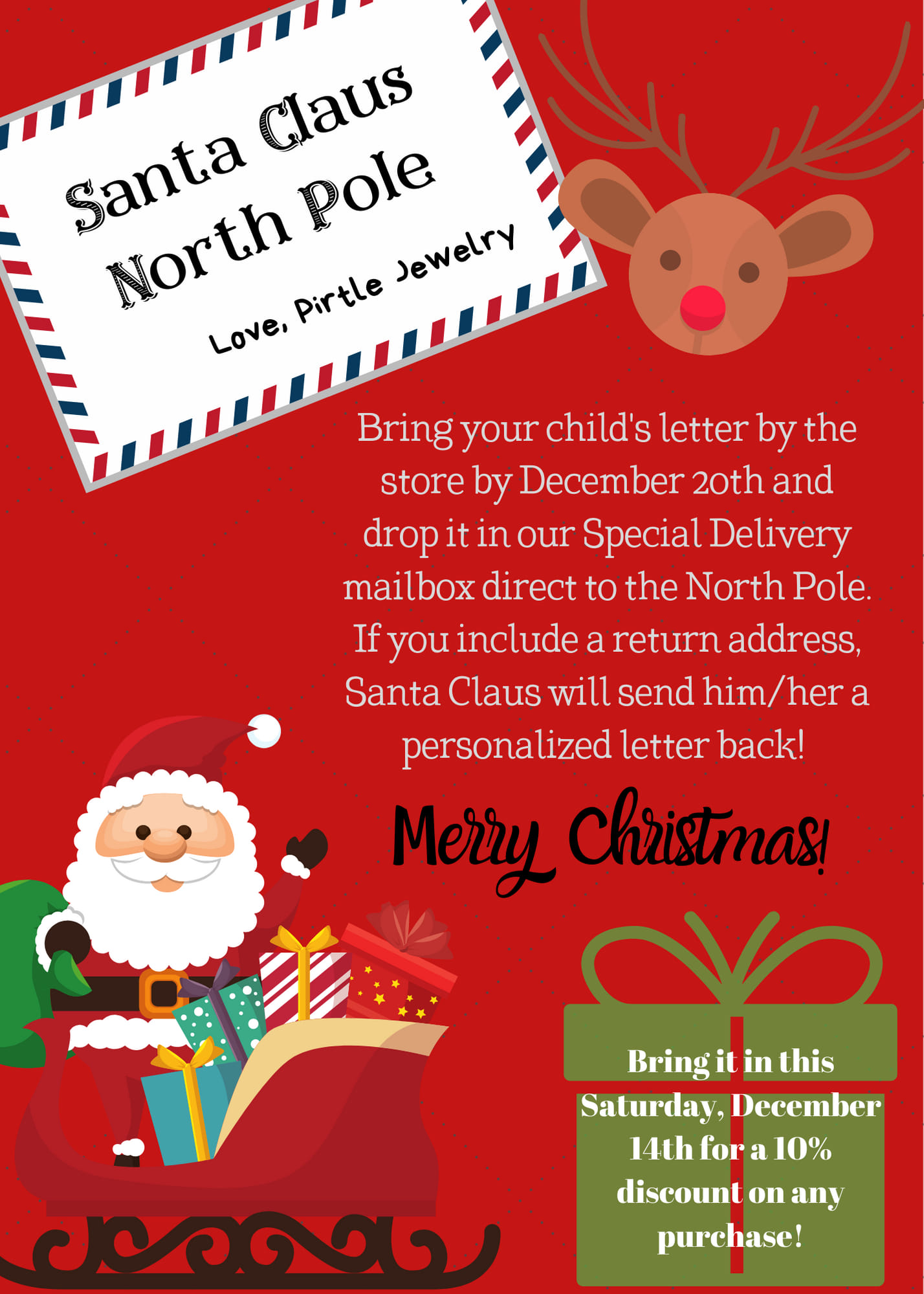 Pirtle Jewelry - SURPRISE!!!! We have a special mailbox set up for ...