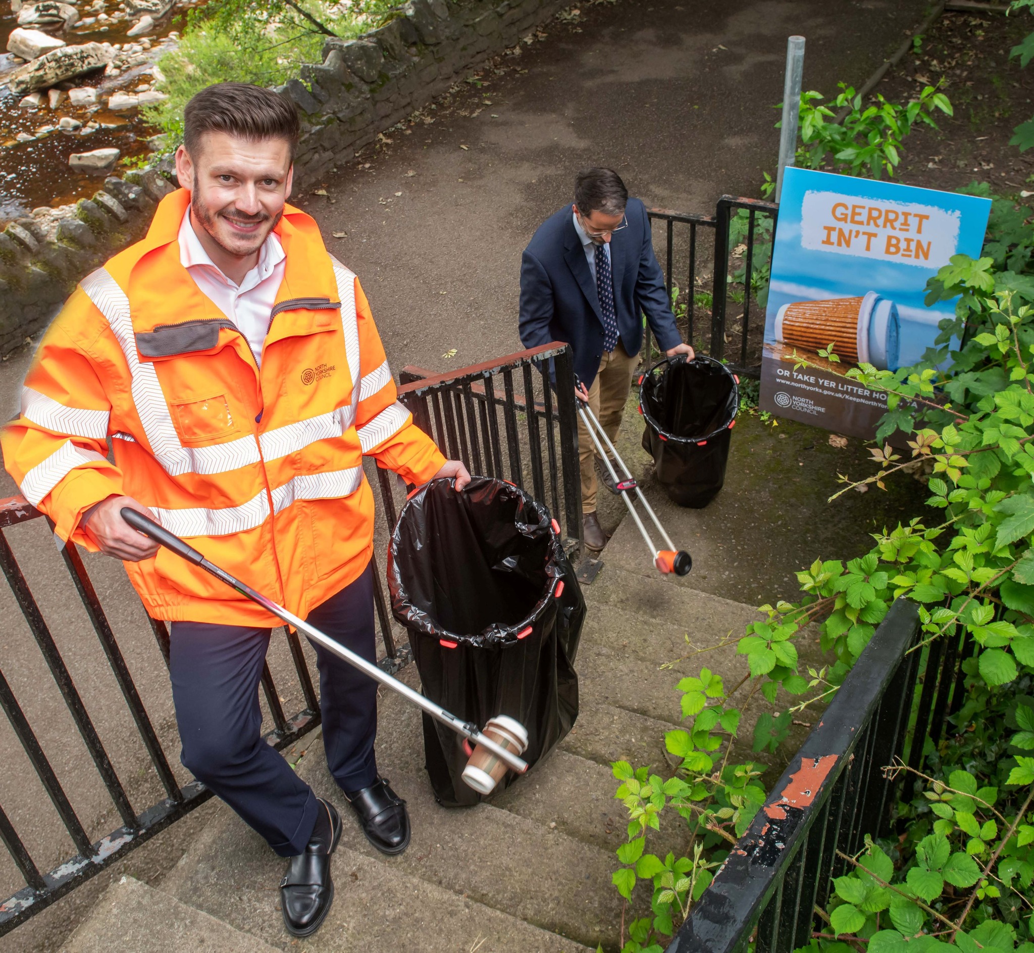 North - Look out for new weatherproof anti-littering posters appearing ...